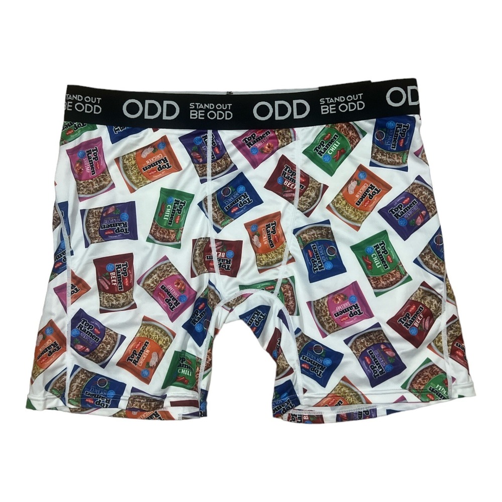 ODD Sox Ramen Noodles Boxer Briefs Mens XL unique funny college humor